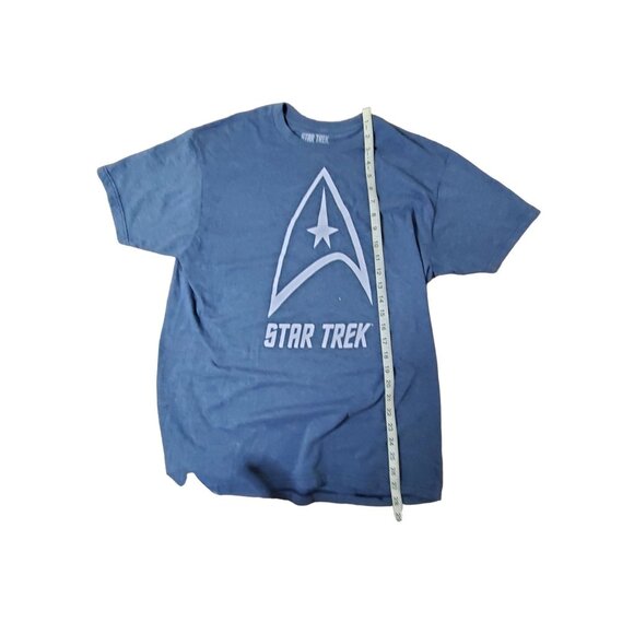 Star Trek T-Shirt Large Blue Cotton/Polyester Blend - Picture 6 of 8
